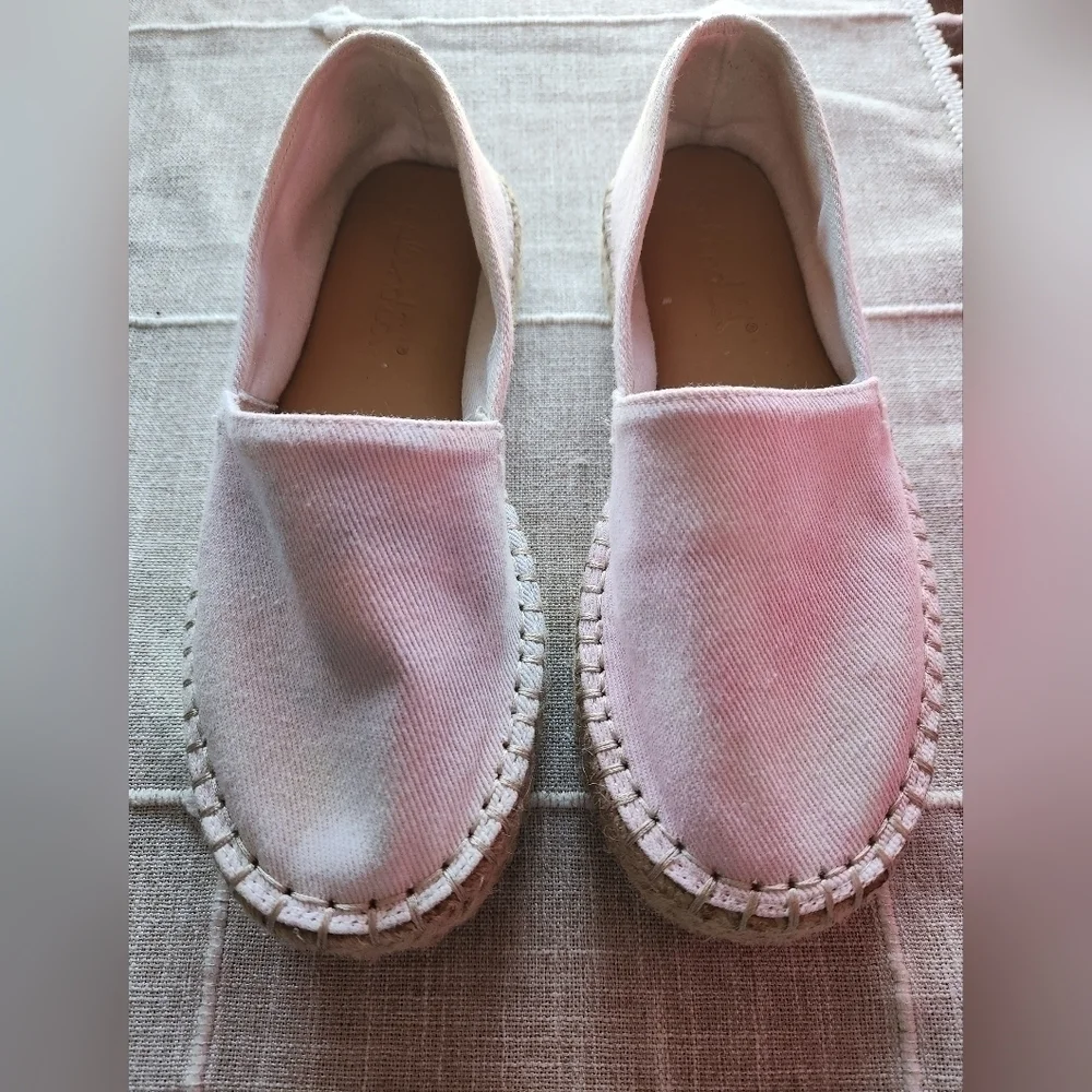 Splendid Laney Pastel Tie-Dye Espradilles sz 7 slip on canvas